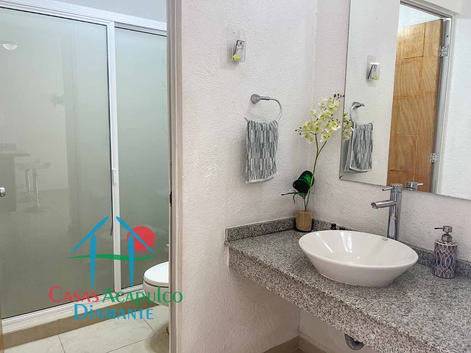 Villas Terrasol Diamante 38 - Baño completo 1